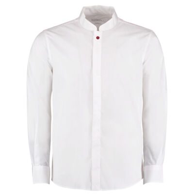 X_O Gents Mandarin Collar Long Sleeve Shirt Thumbnail